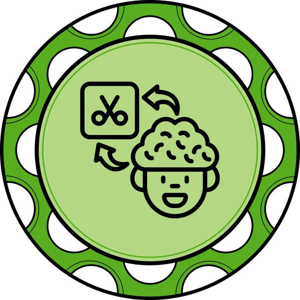 Beyin Makas Sofistike Temiz Ürün Grafik Şekli