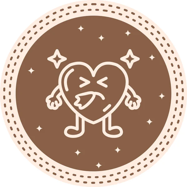 Hapşıran Kalp Zarif Çağdaş Dijital Grafik Özelliği