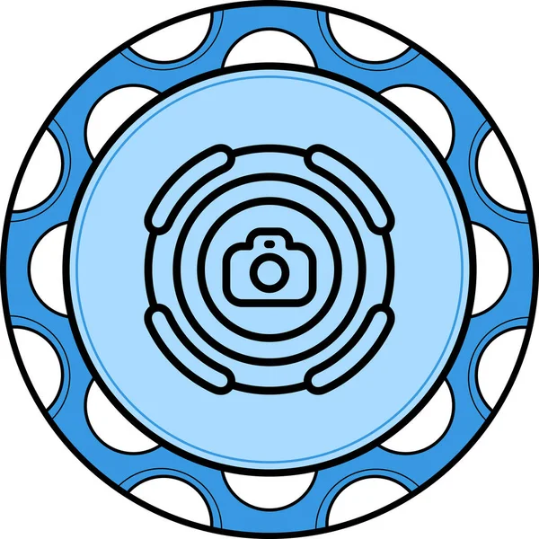 Kamera Profesyonel Temiz Düz Grafik Özelliği