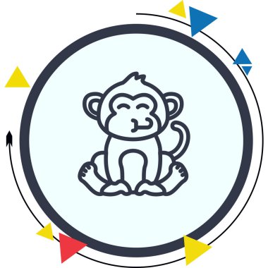 Tebrikler Maymun Premium Modern Dijital Sanat Özelliği