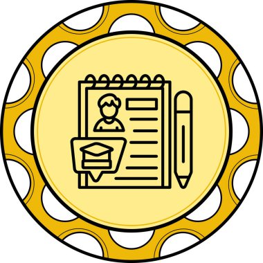 Akademik Transcript Zarif Çağdaş Dijital Grafik Özelliği