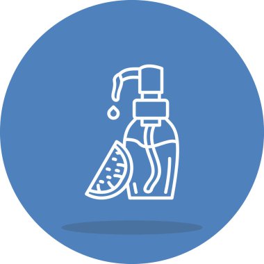 Karpuz Tohumu Yağı Sofistike Özel Vektör Sanatı Nesnesi