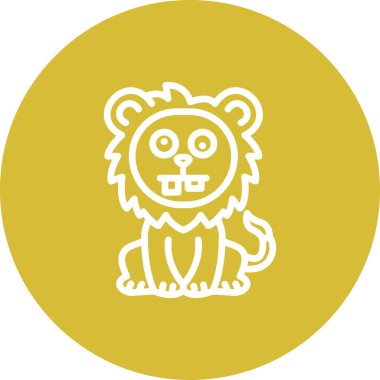 Çirkin Aslan Premium Temiz Sayısal Sanat Düzeni