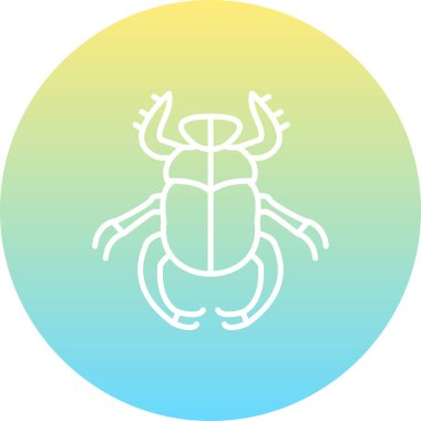 Scarab Eşsiz Yenilikçi Dijital Grafik Sembolü