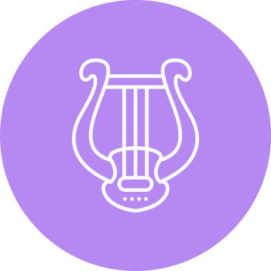 Lyre Asgari Yüksek Çözünürlüklü Vektör Düzeni