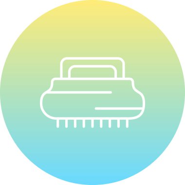 Temizlik Fırçası Zarif Modern Markalaştırma Vektör Varlığı