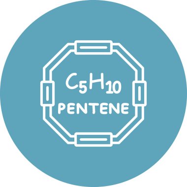 Pentene Ayrı Profesyonel Yaratıcı Grafik Elementi