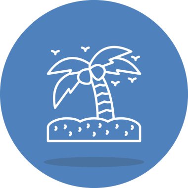 Palmiye Ağacı Parlak Modern Yaratıcı Sanat Düzenlemesi