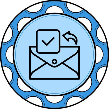 E- posta Tik Dinamik Modern Yaratıcı Vektör Varlığı