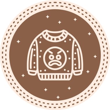 Öfkeli Ayrı Modern Dijital Tasarım Elemanı