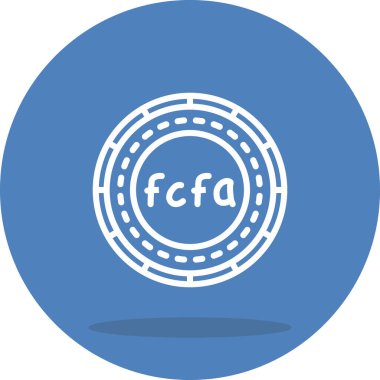 Orta Afrika Madeni Parası Farklı Profesyonel Yaratıcı Grafik Elementi