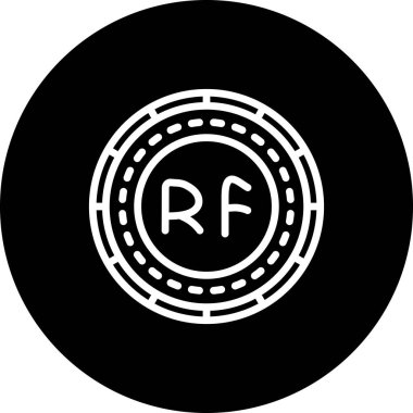 Maldivler Coin Sofistike Özel Vektör Sanatı Nesnesi