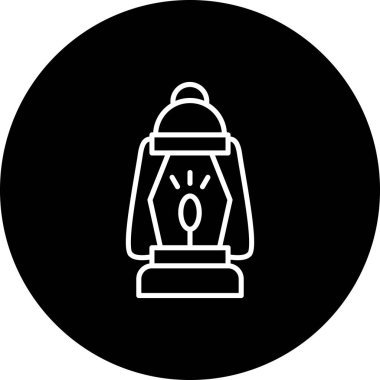 Yağ Lambası Asgari Dijital Grafik Sembolü