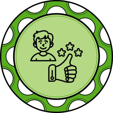 Müşteri Deneyimi Web Hattı Simgesi