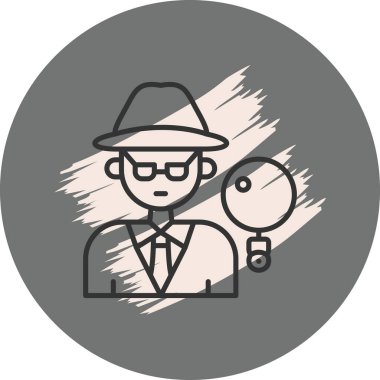 Dedektif Yüksek Çözünürlüklü Sanat Sembolü