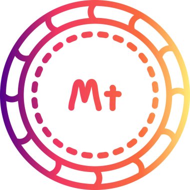 Metical Stylish Yüksek Çözünürlüklü Sanat Sembolü