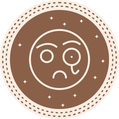 Detektif İşlevsel Damgalama Grafiksel Elementi