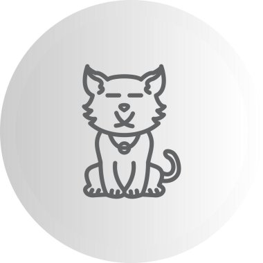 Sessiz Kedi Profesyonel Yenilikçi Düz Tasarım Düzeni
