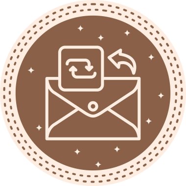 E- posta Belirgin Temiz Damgalama Grafik Şeklini Tekrarla