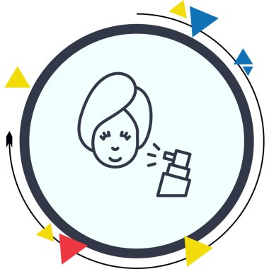 Yüz Sisi Zarif Çağdaş Dijital Grafik Özelliği