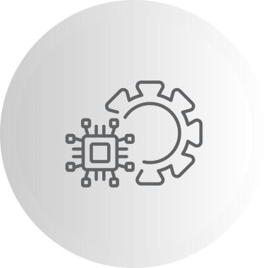 AI Geliştirme Zarif Çağdaş Dijital Grafik Özelliği