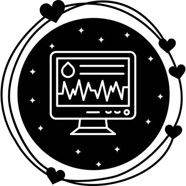 Kalp Atışı İzleyici Entelektüel Asgari Arayüz Tasarımı Elementi