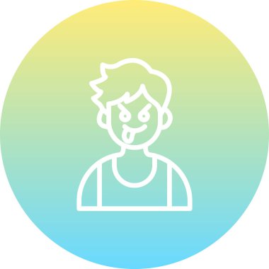 Çocuk Alaycı Sofistike Özel Arayüz Tasarım Elemanı