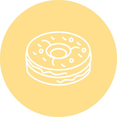 Donat Modern Dijital Sanat Nesnesi