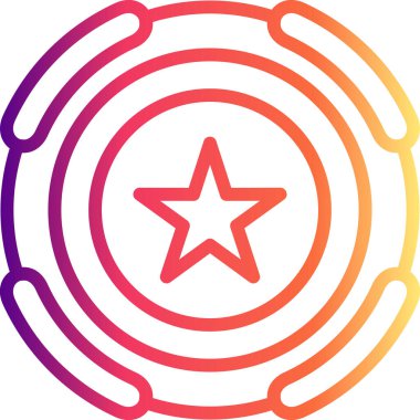 Yıldız Yüksek Kaliteli Ölçeklenebilir Vektör İllüstrasyonu