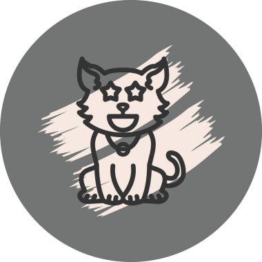 Kedi Vuruşu Minimum Gelişmiş Marka Tasarımı Varlığı