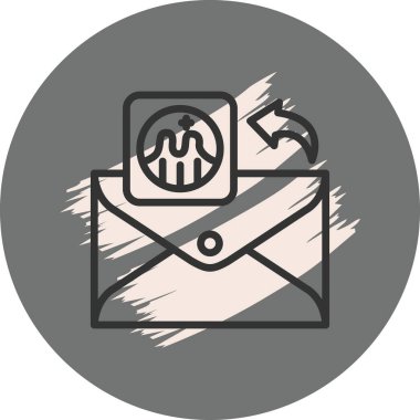 E- posta Grafiği Belirgin Temiz Damgalama Grafiksel ŞekliName