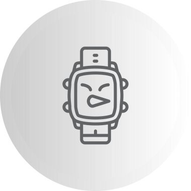 Grimacing Dial Innovative Digital Graphic Symbol İzle