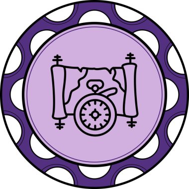 Harita Haritası Dengeli Profesyonel Düz Sanat Düzenini Kaydır