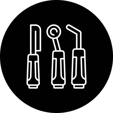 Diş Araçları Minimum Yüksek Kalite Grafik Sembolü