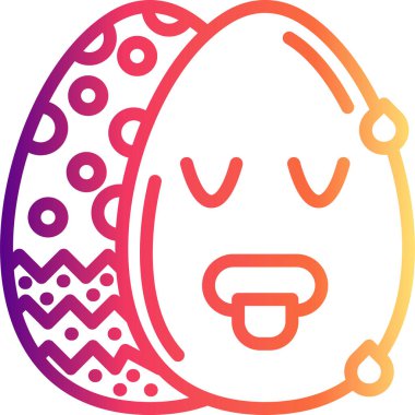 Sıcak Paskalya Yumurtası Belirli Profesyonel Yaratıcı Grafik Elementi