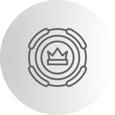 Crown Zarif Modern Marka Vektör Varlığı