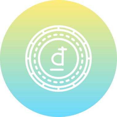 Vietnam Sikkesi Dinamik Sofistike Düz Sanat Düzeni