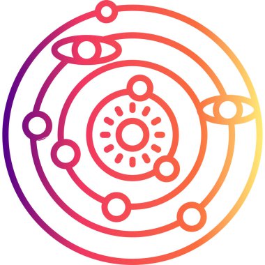 Güneş Sistemi Yenilikçi Çağdaş Web Tasarımı Düzeni