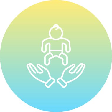 Bebek Bakımı Minimum Yüksek Çözünürlüklü Vektör Düzeni