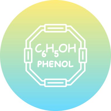 Fenol Yüksek Kaliteli Ölçeklenebilir Vektör İllüstrasyonu