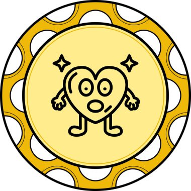 Şaşırmış Kalp Ayırıcı Profesyonel Yaratıcı Grafik Elementi