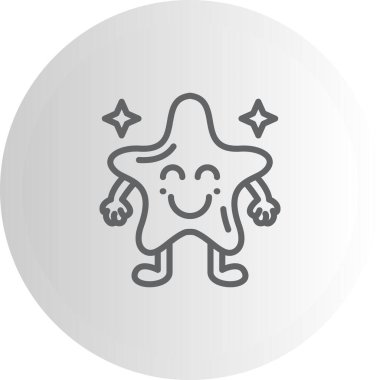 Blush Star Stili Düz Kullanıcı Arayüzü Özelliği