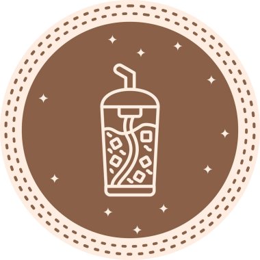 Soft İçecek Gelişmiş İşlevsel Web Arayüzü Sembolü