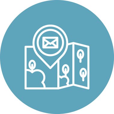 Konum E- posta Premium Modern Dijital Sanat Özelliği