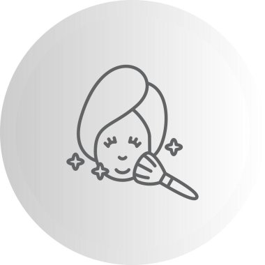 Cilt Fırçası Eşsiz Soyut Damgalama Grafik ŞekliName