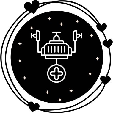 Tıbbi İHA İşlevsel Damgalama Grafiksel Elementi