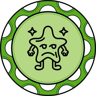 Eğlenilmeyen Yıldız Biçimli Düz Kullanıcı Arayüzü Özelliği