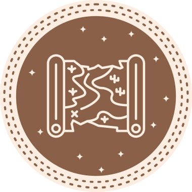 Hazine Haritası Biçimli Markalaştırma Vektörü Özelliği