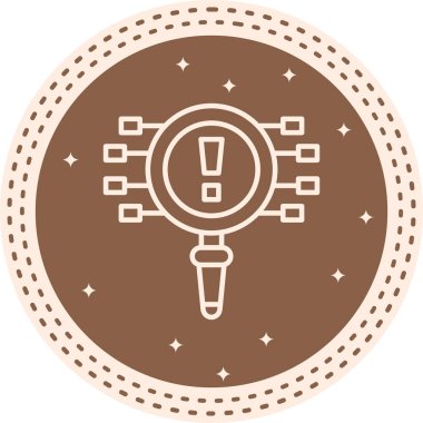 Dolandırıcılık Tespit Gelişmiş İşlevsel Web Arayüzü Sembolü