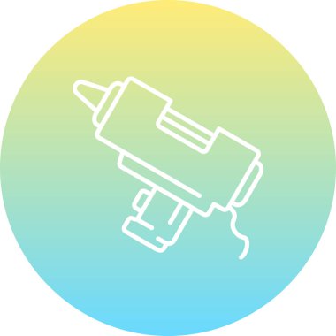 Sıcak Yapıştırıcı Silah Modern Dijital Sanat Nesnesi